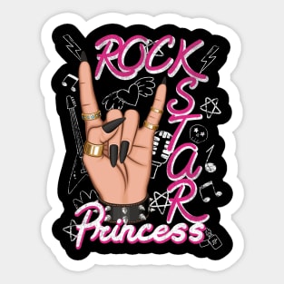 Rockstar Princess Sticker